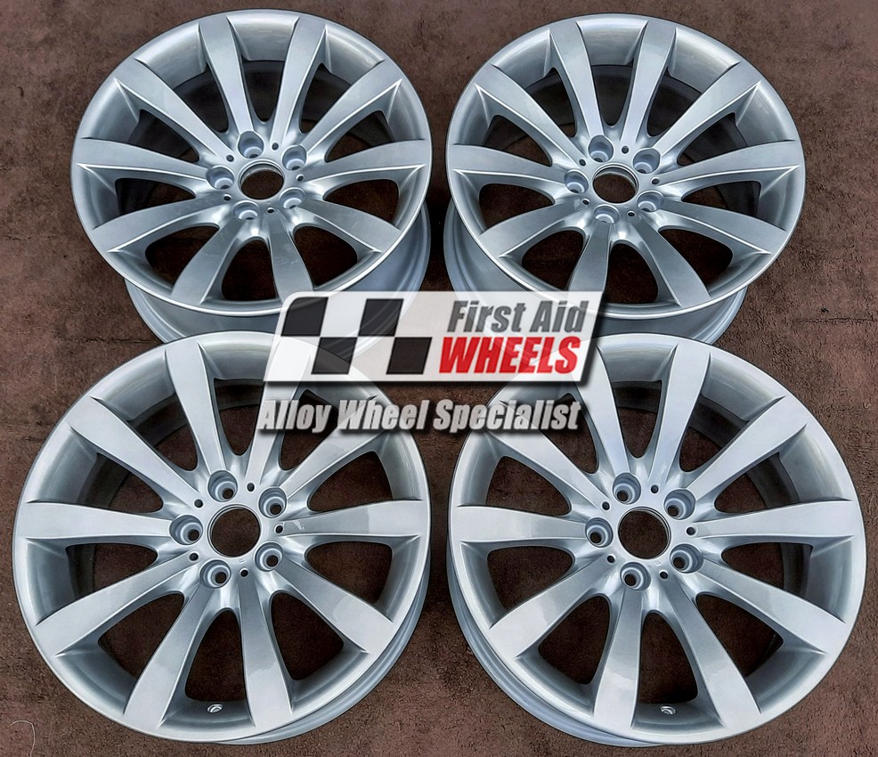 R220S EXCHANGE SERVICE - BMW 6 SERIES 4x19" GENUINE STYLE 218 SILVER ALLOY WHEELS