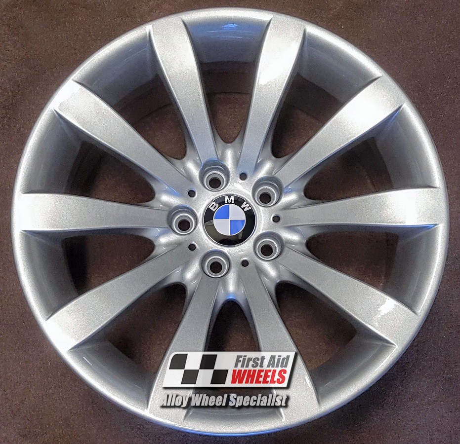 R220S EXCHANGE SERVICE - BMW 6 SERIES 4x19" GENUINE STYLE 218 SILVER ALLOY WHEELS