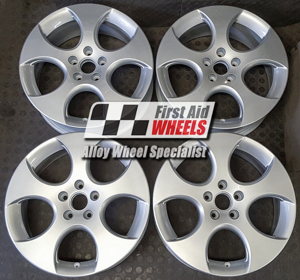 R210S EXCHANGE SERVICE - VW GOLF GTI 4x18" GENUINE MONZA SILVER ALLOY WHEELS