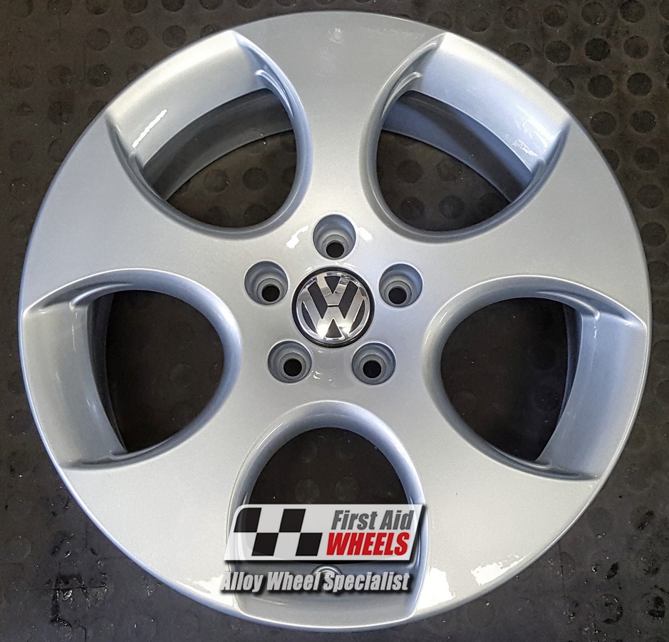 R210S EXCHANGE SERVICE - VW GOLF GTI 4x18" GENUINE MONZA SILVER ALLOY WHEELS