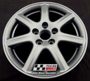 R187A EXCHANGE SERVICE - HONDA CIVIC 4x17" GENUINE 7 SPOKE ANTHRACITE ALLOY WHEELS