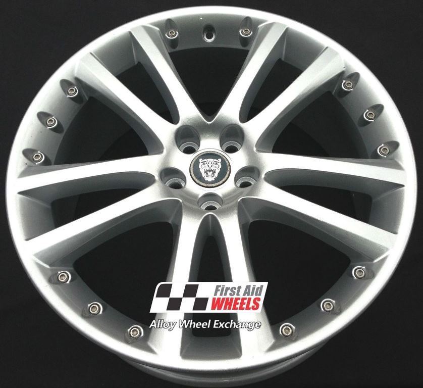 R180S EXCHANGE SERVICE - JAGUAR XF 4x20" GENUINE SENTA 8.5J SILVER REFURBISHED ALLOY WHEELS