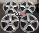 R173S EXCHANGE SERVICE - AUDI Q7 4x20" GENUINE 5 SPOKE SILVER ALLOY WHEELS