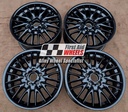 R100GB EXCHANGE SERVICE - BMW 3 E46 4x18" GENUINE STYLE 72M MV1 GLOSS BLACK ALLOY WHEELS