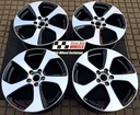 R147DCB EXCHANGE SERVICE - VW GOLF MK7 GTI 4x18" GENUINE AUSTIN GLOSS BLACK DIAMOND CUT ALLOY WHEELS