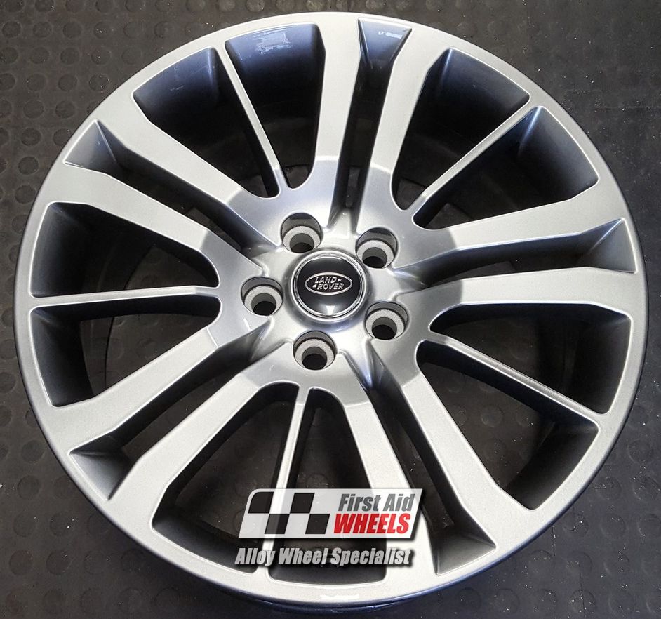 R146SC EXCHANGE SERVICE - RANGE ROVER SPORT HSE 4x20" GENUINE SHADOW CHROME ALLOY WHEELS