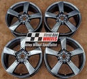 R142A EXCHANGE SERVICE - MAZDA RX8 4x18" GENUINE 5 SPOKE ANTHRACITE ALLOY WHEELS