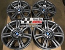 R140A EXCHANGE SERVICE - BMW 3 SERIES 4x17" GENUINE STYLE 194M ANTHRACITE GREY ALLOY WHEELS