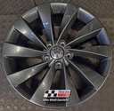 R128A EXCHANGE SERVICE - VW PASSAT CC 4x18" GENUINE INTERLAGOS ANTHRACITE ALLOY WHEELS