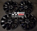 R128SB EXCHANGE SERVICE - VW PASSAT CC 4x18" GENUINE INTERLAGOS SATIN BLACK ALLOY WHEELS