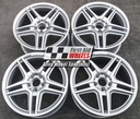 R121S EXCHANGE SERVICE - MERCEDES C CLASS 4x18" GENUINE AMG IV SILVER ALLOY WHEELS