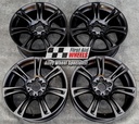 R117SB EXCHANGE SERVICE - BMW 5 6 SERIES 4x17" GENUINE 350M SATIN BLACK ALLOY WHEELS