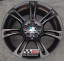 R117SB EXCHANGE SERVICE - BMW 5 6 SERIES 4x17" GENUINE 350M SATIN BLACK ALLOY WHEELS