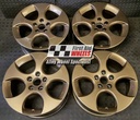 R115DG EXCHANGE SERVICE - VW GOLF MK5 GTI 4x17" GENUINE MONZA DENVER DARK GOLD ALLOY WHEELS