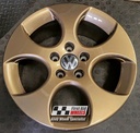 R115DG EXCHANGE SERVICE - VW GOLF MK5 GTI 4x17" GENUINE MONZA DENVER DARK GOLD ALLOY WHEELS