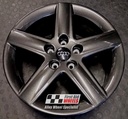 R114AD EXCHANGE SERVICE - AUDI A3 8P 4x17" GENUINE 5 SPOKE DARK ANTHRACITE ALLOY WHEELS