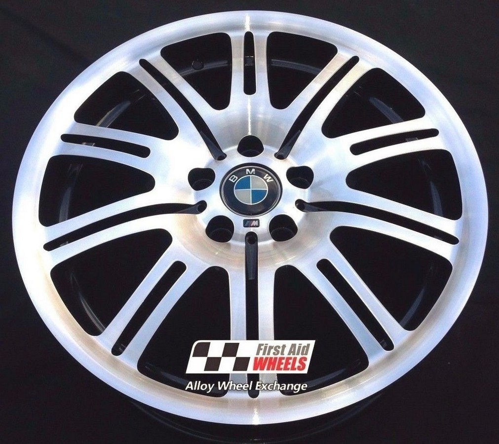 R109DC EXCHANGE SERVICE - BMW E46 M3 4x19" GENUINE STYLE 67M DIAMOND CUT ALLOY WHEELS