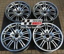 R108SC EXCHANGE SERVICE - BMW M3 E46 4x18" GENUINE 67M SPARKLE SHADOW CHROME ALLOY WHEELS