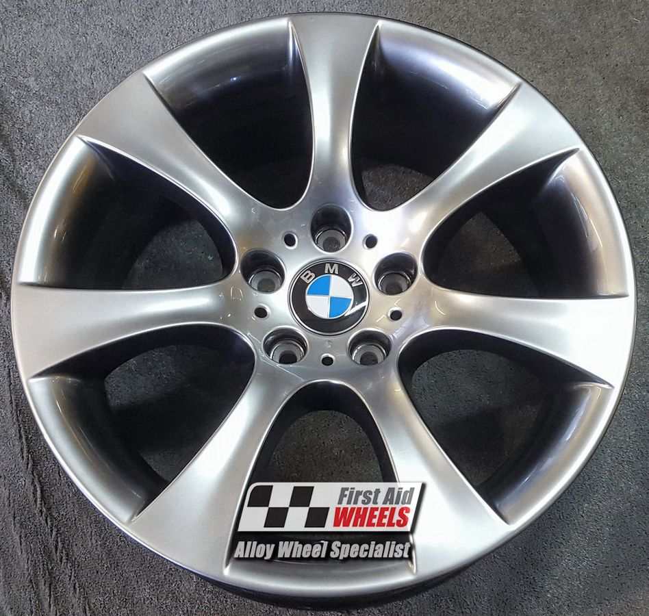 R106SC EXCHANGE SERVICE - BMW 5 SERIES E61 4x18" GENUINE STYLE 124 SHADOW CHROME ALLOY WHEELS