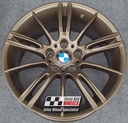 R103AB EXCHANGE SERVICE - BMW 3 SERIES 4x18" GENUINE STYLE 193M MV3 ANODIC BRONZE ALLOY WHEELS