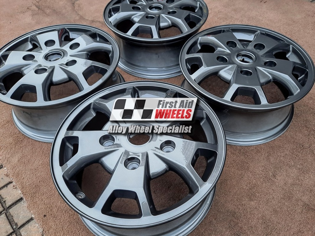 R598G EXCHANGE SERVICE - FORD TRANSIT TOURNEO CUSTOM 4x16" GENUINE ST GREY ALLOY WHEELS