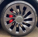 R597SG EXCHANGE SERVICE - TESLA MODEL 3 4x20" GENUINE UBERTURBINE SATIN GREY ALLOY WHEELS