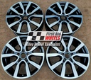 R594GB EXCHANGE SERVICE - VW GOLF MK6 GTI MK7 GTE 4x18" GENUINE SERRON GLOSS BLACK ALLOY WHEELS