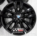 R585GB EXCHANGE SERVICE - BMW 2 SERIES TOURER 4x18" GENUINE STYLE 485 GLOSS BLACK ALLOY WHEELS