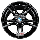 R421GB EXCHANGE SERVICE - BMW 3 / 4 SERIES 4x18" GENUINE 400M GLOSS BLACK ALLOY WHEELS