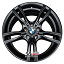 R421SB EXCHANGE SERVICE - BMW 3 / 4 SERIES 4x18" GENUINE 400M SATIN BLACK ALLOY WHEELS