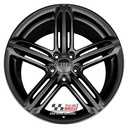 R444SB EXCHANGE SERVICE - AUDI Q7 4x21" GENUINE SEGMENT SATIN BLACK ALLOY WHEELS