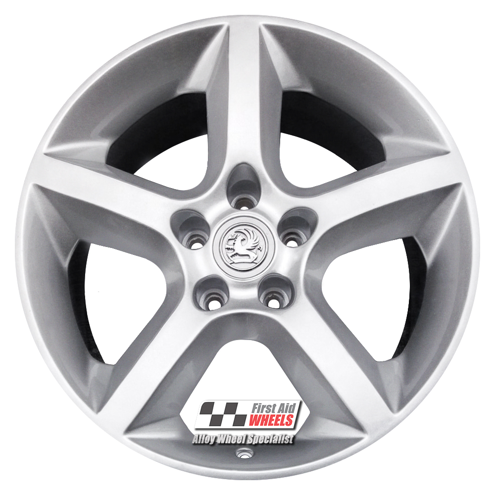 R446S EXCHANGE SERVICE - VAUXHALL ASTRA ZAFIRA SRI 4x17" 5 SPOKE SILVER ALLOY WHEELS