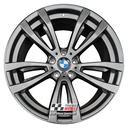 R448FG EXCHANGE SERVICE - BMW X5 F15 X6 F16 4x20" GENUINE STYLE 469M FERRIC GREY ALLOY WHEELS