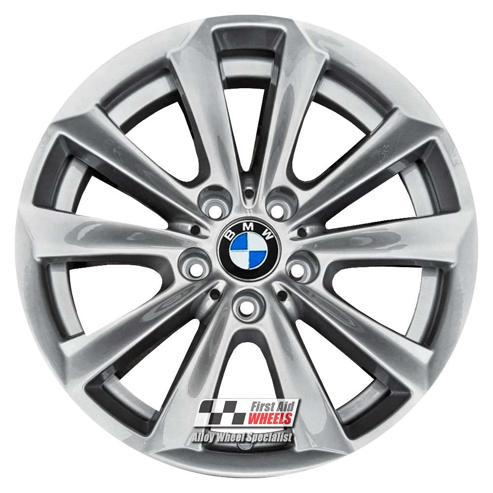 R456FG EXCHANGE SERVICE - BMW 5 SERIES 4x17 GENUINE STYLE 236 FERRIC GREY  ALLOY WHEELS