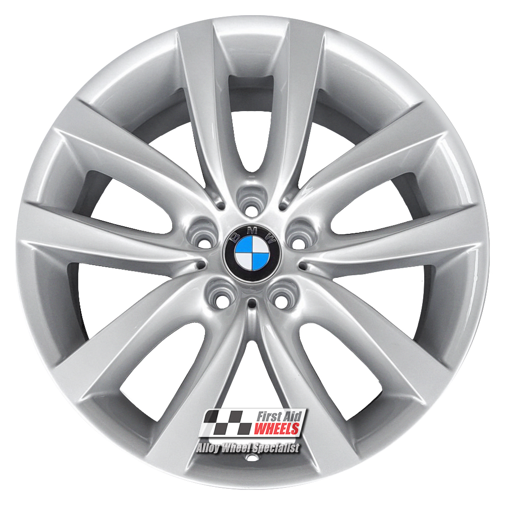 R467S EXCHANGE SERVICE - BMW 5 6 SERIES 4x19 GENUINE STYLE 331 SILVER  ALLOY WHEELS