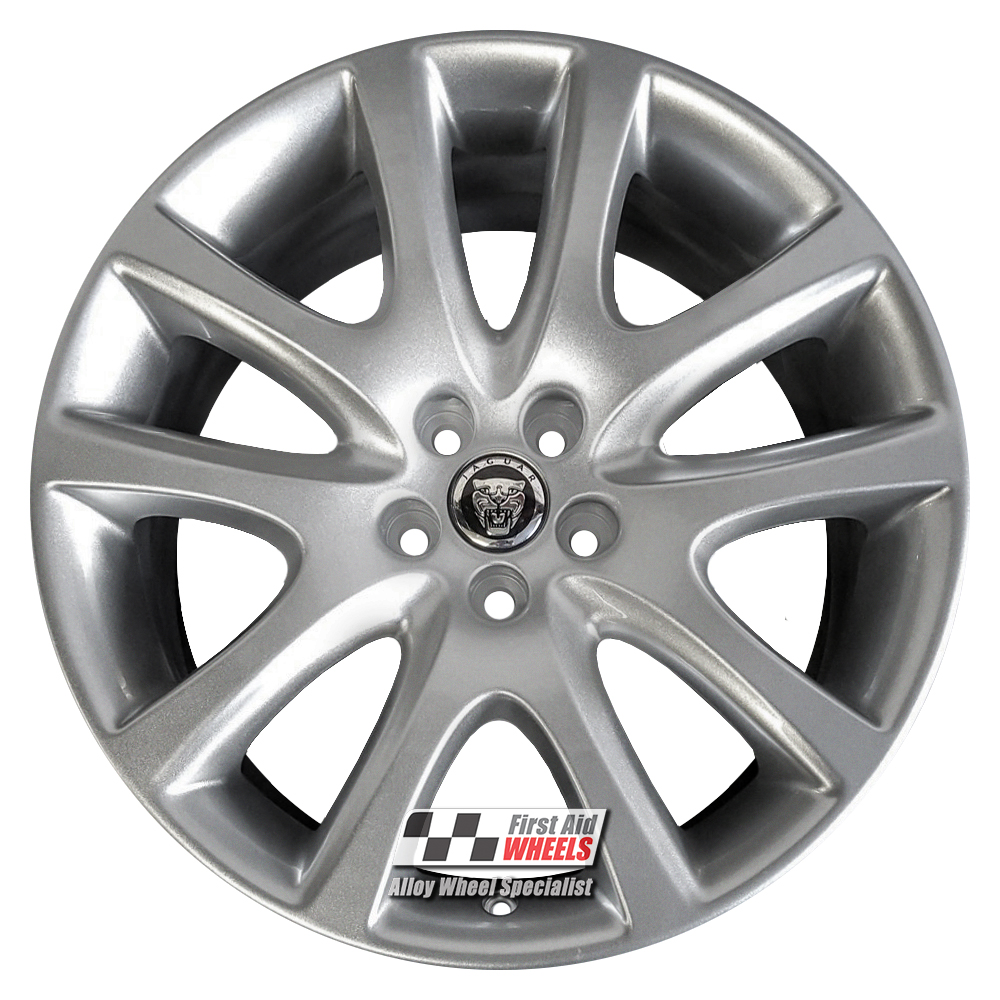 R470S EXCHANGE SERVICE - JAGUAR XJ X350 X358 4x19" GENUINE POLARIS SILVER ALLOY WHEELS