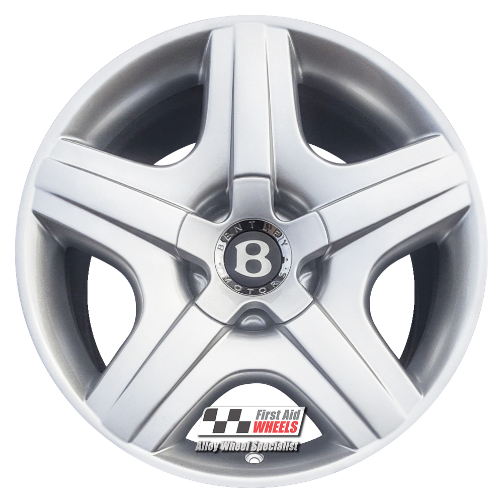 R485S EXCHANGE SERVICE - BENTLEY CONTINENTAL GT 4x19" GENUINE 5 SPOKE ALLOY WHEELS