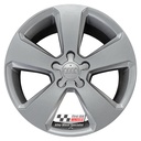 R486SG EXCHANGE SERVICE - AUDI A3 8V 4x17" GENUINE 5 SPOKE SATIN GREY ALLOY WHEELS