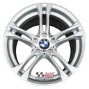 R488S EXCHANGE SERVICE - BMW 5 6 SERIES 4x18" GENUINE STYLE 613M SILVER ALLOY WHEELS