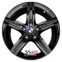 R498GB EXCHANGE SERVICE - BMW 1 2 SERIES 4x17" GENUINE STYLE 379 GLOSS BLACK ALLOY WHEELS