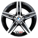 R498DCB EXCHANGE SERVICE - BMW 1 2 SERIES 4x17" GENUINE STYLE 379 GLOSS BLACK DIAMOND CUT ALLOY WHEELS