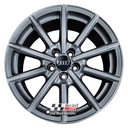 R523MA EXCHANGE SERVICE - AUDI A1 4x17" GENUINE 10 SPOKE MATT ANTHRACITE ALLOY WHEELS