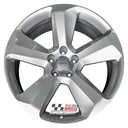 R547S EXCHANGE SERVICE - AUDI Q5 8R 4x19" GENUINE 5 SPOKE SILVER ALLOY WHEELS