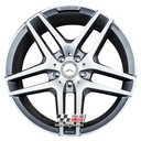 R551DCG EXCHANGE SERVICE - MERCEDES S CLASS 4x19" GENUINE AMG GREY DIAMOND CUT ALLOY WHEELS