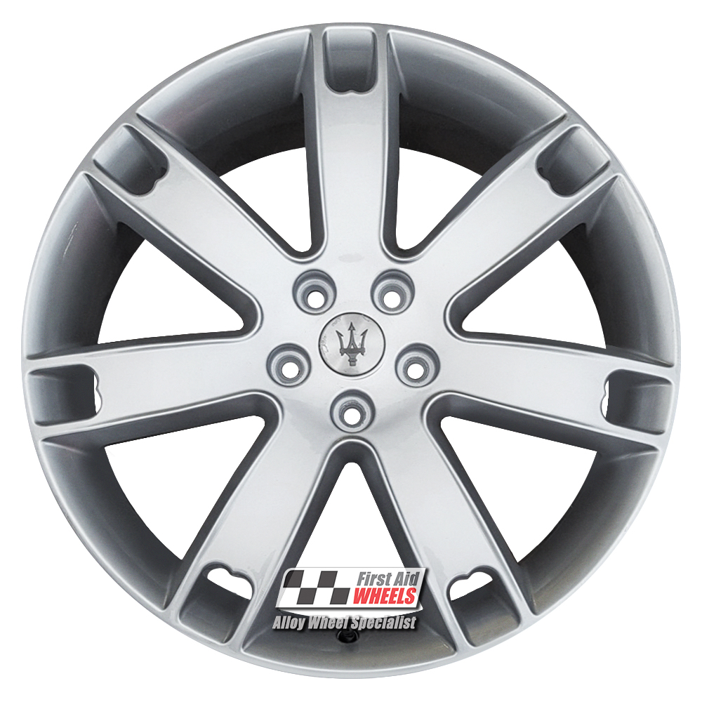 R562S EXCHANGE SERVICE - MASERATI QUATTROPORTE 4x20" GENUINE 7 SPOKE ALLOY WHEELS