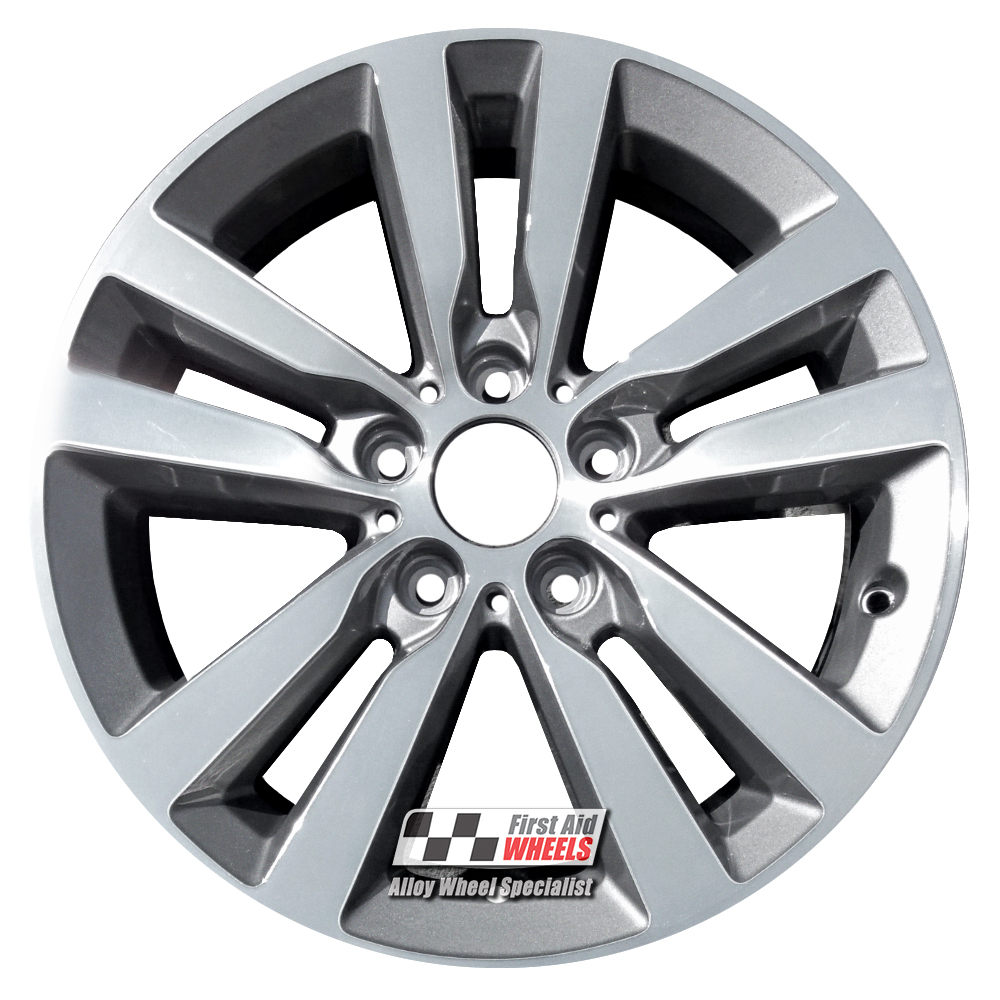 R573DCG EXCHANGE SERVICE - BMW 1 2 SERIES 4x17" GENUINE STYLE 655 GREY DIAMOND CUT ALLOY WHEELS