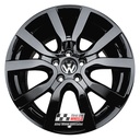 R594GB EXCHANGE SERVICE - VW GOLF MK6 GTI MK7 GTE 4x18" GENUINE SERRON GLOSS BLACK ALLOY WHEELS