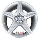 R600DCS EXCHANGE SERVICE - MERCEDES S CLASS CL C216 4x19" GENUINE AMG SILVER DIAMOND CUT ALLOY WHEELS