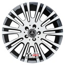 R612DCB EXCHANGE SERVICE - MERCEDES VIANO VITO 4x18" GENUINE GLOSS BLACK DIAMOND CUT ALLOY WHEELS