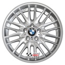 R100S EXCHANGE SERVICE - BMW 3 E46 4x18" GENUINE STYLE 72M MV1 SILVER ALLOY WHEELS